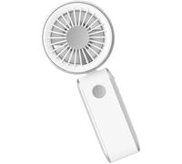Mini Ventilateur Portable - Voyage Camping - Pliant portatif refroidissement - Extérieur bureau - Blanc