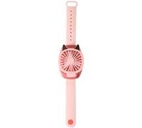 Mini Ventilateur Rechargeable USB Frusde Style de Montre Petit Diable 3 Vitesse-Rose Rose G