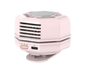 Mini ventilateur rotatif avec clip réglable à 3 vitesses | Ventilateur portable avec clip pour camping, chambre, croisière, été, extérieur, golf, voiture, voyage