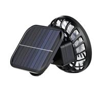 Mini ventilateur solaire Appareil Soufflant Rechargeable 3 Vitesses