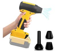 Mini ventilateur turbo pour batterie Dewalt 18 V - Mini ventilateur industriel à 4 vitesses - Pour le nettoyage, le séchage des cheveux, la voiture, le camping (sans batterie)
