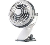 Mini ventilateur USB et piles Ø 12,7 cm avec pince de fixation [Sichler Haushaltsgeräte]