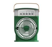 Mini Ventilateur USB Rechargeable Lumière Nuit Brumisation Rafraîchisseur