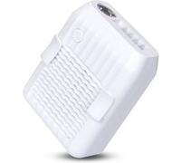 Mini Ventilateur Wafenso, Clip de Taille Sur Mains Libres Ventilateur, 101*77*40mm-Blanc G
