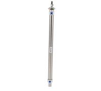 Mini Vérin Pneumatique, Tige Piston Acier Inoxydable, Alésage 20mm - Haute Résistance Anti - Corrosion, Mouvement Linéaire pour Industrie et Robotique (MI20*300)