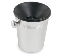 Mini-verseur à vin en aluminium, individuel - Entonnoir noir