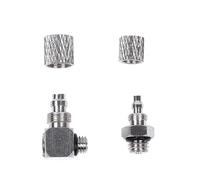 Mini vis pneumatique à filetage mâle, 10 pièces, 3mm 4mm 5mm 6mm(PL4-M6,10 pcs)