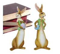 Miniatures de Lapin Objet Décoratif pour Table en Résine de Collection