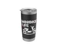 Minibike Life Pilote Mini Moto Pit Bike Gobelet isotherme en acier inoxydable double paroi