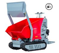 Minidumper hydrostatique à chenilles avec pelle 80KG benne basculante 500KG 9CH à démarrage électrique Torros HRD500HSE