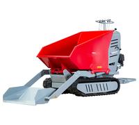 Minidumper hydrostatique à chenilles avec pelle 80kg benne basculante 500kg 9CH Torros HRD500HS