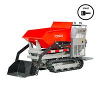 Minidumper hydrostatique à chenilles élévateur ciseaux avec pelle benne basculante 500KG 9CH à démarrage électrique Torros HRS500HSE