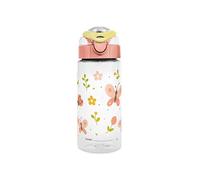 Miniland Junior Bottle Butterfly - Gourde Enfant en Tritan 500 ml | Résistante et Légère | Personnalisable avec Graduations | Sans BPA et Compatible Lave-vaisselle | Idéale pour l’École
