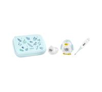 Miniland - Set de 3 Thermomètres Numériques pour Bébé avec Trousse Pratique, Thermomètre Corporel, Sucette et Bain | Bear Thermokit Dreamland