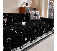 Minimalist Starry Sky Sofa Cover, All Season Chenille Sofa Throw | Decorative Throw Blanket With Tassels, Large Universal Furniture Protector Cover, For Sofa Couch Bed Chair(B,180x360cm)