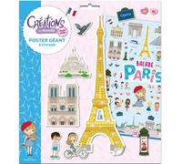 Minimiki - Poster à créer - Créations du monde - + stickers - Julie Camel - Play Bac Eds - Document jeunesse