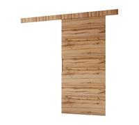 MINIO go for it - Ensemble de porte coulissante CLEAN B 86 cm de large | Montage mural, système de porte coulissante, portes intérieures - Chêne Wotan