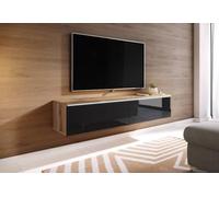 MINIO go for it - Meuble TV Donna Largeur 140 cm Lowboard avec LED