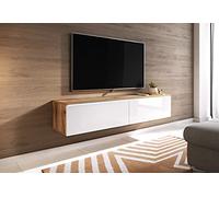 MINIO go for it - Meuble TV Donna Largeur 140 cm Lowboard sans LED