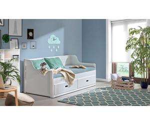 MINIO Lit d'enfant en pin FALA Couleur blanche