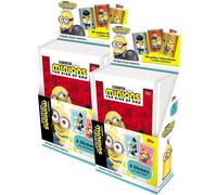 Minions - À la recherche du mini-patron - Autocollants à collectionner - 2 présentoirs (72 sachets)