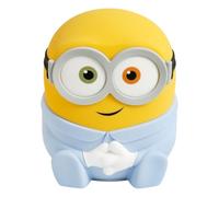 Minions Bob SquishyGlo Veilleuse en silicone sous licence officielle douce au toucher rechargeable avec minuterie d’arrêt automatique pour chambre à coucher et maison, enfants et adultes | Paladone