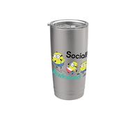 Minions Socially Awkward Gobelet isotherme en acier inoxydable double paroi