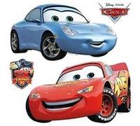 Minis stickers cars flash mcqueen et sally disney - 30 cm x 30 cm G