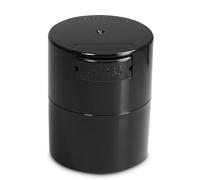 Minivac - Récipient de stockage portatif étanche à l'air multi-usage de 10 à 30 grammes, hermétique pour les produits secs, la nourriture, et les herbes, Plastique, Noir brillant, .12-Liter/4-Fluid Ounce