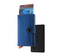 Miniwallet Secrid x Chipolo, avec Tracker Rechargeable Chipolo CARD | Compatible avec Apple Find My ou Google’s Find Hub, Fonction Faire sonner Le téléphone et Alertes Hors de portée (BLEU)