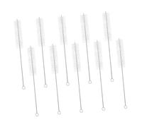 minkissy 1 Set 10 Pcs Brosse pour Paille de Bouteille Brosse de Nettoyage pour Bec de Bouilloire pour Biberons Nettoyage des Zones Difficiles D'accès Couleur Aléatoire