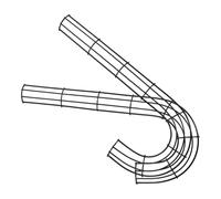 minkissy 2 Pièces Cadre de Couronne en Fil de Fer Métal J Noël pour | Base DIY Robuste, Usage Intérieur et Extérieur, Forme Canne, Finition Noire, pour Décorations Festives