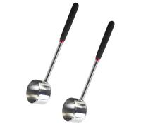 minkissy 2 Pièces Ensemble D'outils Professionnels pour Ouvrir Noix en Acier Inoxydable Manche Confortable, Résistant à L'usure, pour L'industrie Hôtelière