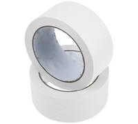 minkissy 2 Rouleaux Ruban Adhésif Forte Adhérence pour Emballage en Papier Kraft Blanc Facile à Déchirer, Calage Scellement de Colis