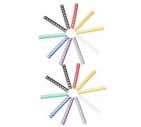 minkissy 200 Pièces Lot de Tubes de Marquage Numériques Colorés 0-9 en Plastique Clip, Installation Rapide et Identification Facile pour Fils et Câbles, pour Organisation