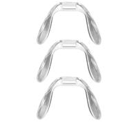 minkissy 3 Pièces Protège-nez pour Lunettes en Plastique, Coussin U | Coussinet à Lunettes pour Remplacement Simple, Pièces de Réparation, Tapis de Nez Adapté aux Montures Optiques Quotidiennes