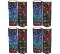 minkissy 48 Rouleaux Ruban Washi Décoratif de Noël pour Scrapbooking, 5m, | Feuille Washi Délicate, Adhérence Ferme, Se Déchire à Main, pour Projets Créatifs et Travaux Papier