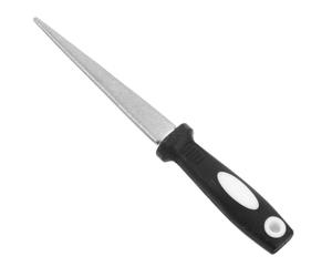 minkissy Affûteur D'hameçons Portable Demi-Rond, Lime Fine Multiusage Noire | Prise Confortable, Usage Extérieur, pour Hameçon et Verre, Format Compact, Finition Adamas