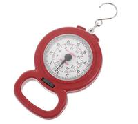 minkissy Balance Suspendue Portable 10kg, Lecture du Cadran, Rouge | 1 Pièce Crochet, Plastique et Métal, pour Voyages, Paquet et Atelier Garage Couleur Aléatoire