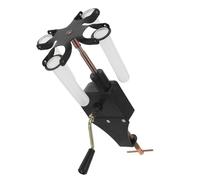 minkissy Centrifugeuse manuelle robuste en plastique noir avec fonction de séparation pour travaux pratiques en laboratoire et environnement extérieur scolaire