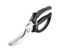 minkissy Ciseaux de Cuisine pour Volaille Robustes en Acier Inoxydable et PP Noir Coupe Os de Poulet et Poisson Anticorrosion Usage Cuisine Multifonction