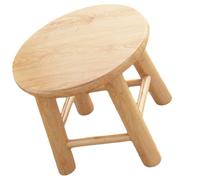 minkissy Escabeau en Bois Massif Stable et Facile à Déplacer, Mini Marchepied pour Garçon et Filles et Animaux la Maison Pique-niques, Tabouret Confortable