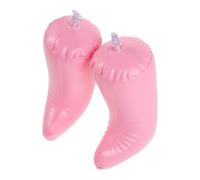 minkissy Inserts Gonflables de Support pour Bottes Hautes en Plastique Rose, Légers et Élégants, Maintien Forme pour Rangement en Placard ou Voyage, 18cm