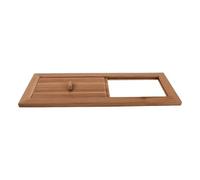 minkissy Kit de système de Ventilation en Bois Beige, fenêtre d'aération pour Sauna Traditionnel et hammam, Design esthétique et Circulation d'air optimisée