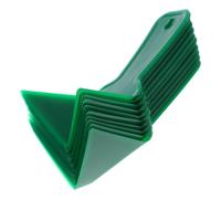 minkissy Lot de 10 Outils de Mise des Coins en Plastique Vert, Truelles D'angle Extérieur Pratiques et Stables pour Cloisons Sèches et Amélioration Maison