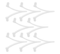 minkissy Lot de 8 Clips en Abs pour Écumoire et Filet à Feuilles de Piscine, Fixation Facile pour Brosse et Manche, Accessoires Indispensables pour Nettoyage de Piscine