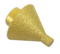 minkissy Mèche à Chanfreiner en Carbure de Silicium Accessoire de Perçage et Finition Outil de Biseautage Précis et Orné pour Carrelage et Marbre pour Projets DIY