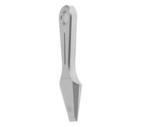 minkissy Outil de Poche Plat en Alliage de Titane avec Décapsuleur | Finition Brossée Mate Argentée, Compact Léger pour Boîtes, Porté Quotidien, Cyclisme et Paquet