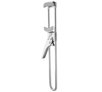 minkissy Ouvre-bocal Réglable en Acier Inoxydable Prise en Main Confortable, Ouvre-boîtes Multifonction pour Hôtels et Bars Argenté, Outil Manuel Pratique