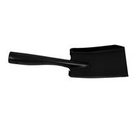 minkissy Pelle à Charbon Outil Pratique pour Jardinage et Activités de Plage en Acier Manganèse Noir Solide et Légère pour Cheminée et Extérieur